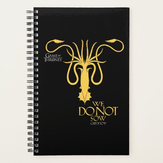 Greyjoy Sigil - We zagen niet Planner (Voorkant)