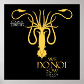 Greyjoy Sigil - We zagen niet Poster (Voorkant)