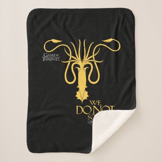 Greyjoy Sigil - We zagen niet Sherpa Deken (Voorkant)