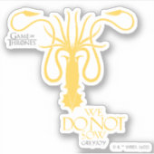 Greyjoy Sigil - We zagen niet Sticker (Voorkant)