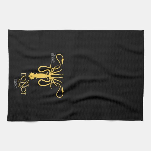 Greyjoy Sigil - We zagen niet Theedoek (Horizontaal)