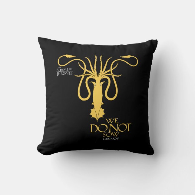 Greyjoy Wapenschild - We Do Not Sow Kussen (Voorkant)