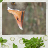 Greylag Swan Goose Cross Theedoek (Gevouwen)
