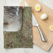 Greylag Swan Goose Cross Theedoek (Quarter Fold)