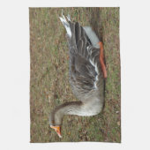 Greylag Swan Goose Cross Theedoek (Verticaal)