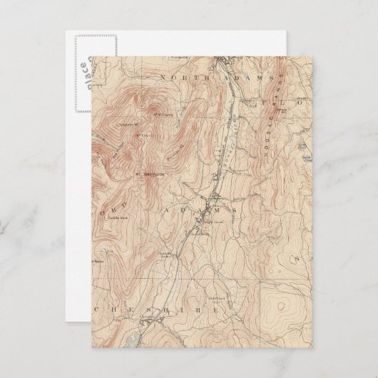 Greylock, Massachusetts Briefkaart (Voorkant / Achterkant)