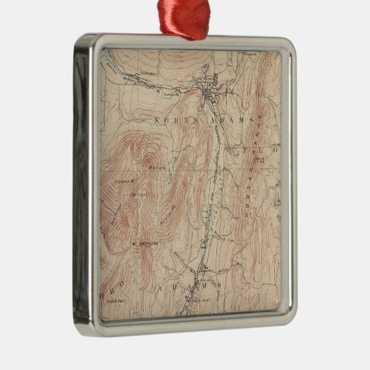 Greylock, Massachusetts Metalen Ornament (Rechts)