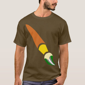Greyromantic Paintbrush Pride Flag T-shirt