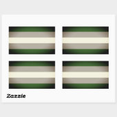 Greyromantic Pride Rechthoekige Sticker (Vel)