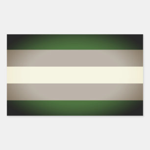 Greyromantic Pride Rechthoekige Sticker