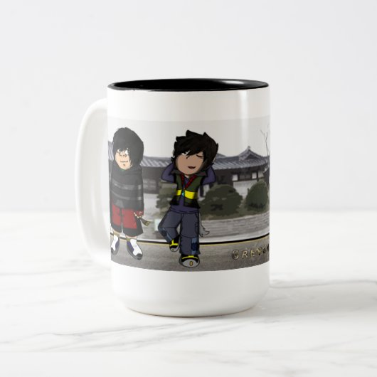 Greyrook Tweekleurige Koffiemok (Voorkant links)