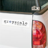 Greyscale Bumpersticker - Gewoon wit (Op Truck)