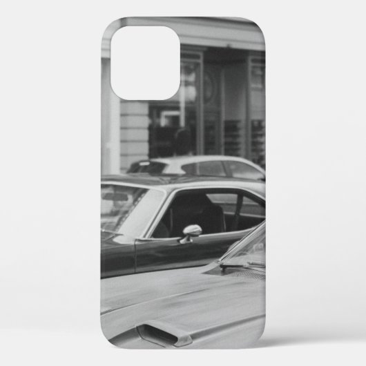 GREYSCALE FOTOGRAFIE VAN AUTO'S OP DE WEG BESIDE G Case-Mate iPhone CASE (Achterkant)
