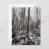 Greyscale Manhattan, New York Briefkaart (Voorkant / Achterkant)