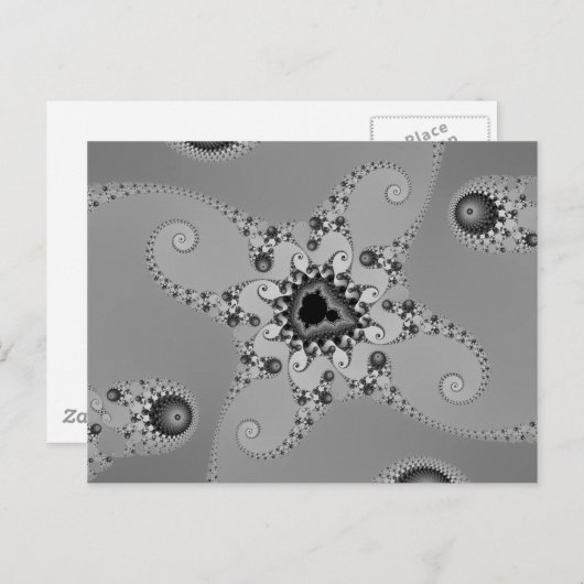 Greyscale Octopuses Briefkaart (Voorkant / Achterkant)