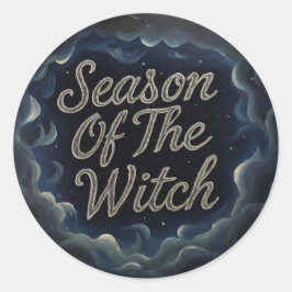GreySeasonOfTheWitch  Ronde Sticker