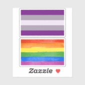 Greysexseksuele Pride Sticker (Vel)