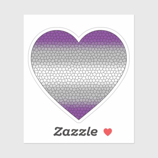 Greysexual Heart Sticker (Vel)