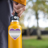 Greysexual Heart Sticker