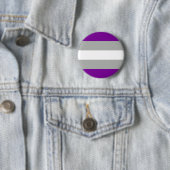 Greysexual Pride Vlag LGBT Pride Ronde Button 5,7 Cm (In situ)