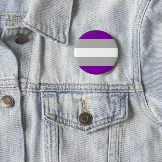 Greysexual Pride Vlag LGBT Pride Ronde Button 5,7 Cm (In situ)