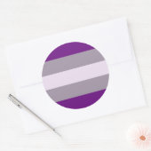 Greysexuele Pride Flag Ronde Sticker (Envelop)