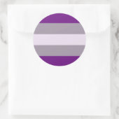Greysexuele Pride Flag Ronde Sticker (Tas)
