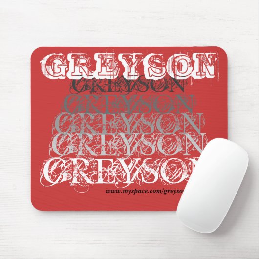 GREYSON, GREYSON, GREYSON MUISMAT (Met muis)