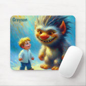 GREYSON ~ Halloween monster Muismat (Met muis)