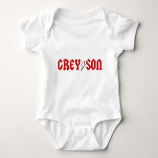 GREYSON-shirt voor rots en rollen Romper