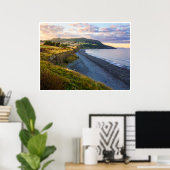 Greystones Beach Poster | Ierland Kustposter (Thuiskantoor)