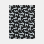 Greyt Diamond Greyhounds Fleece Deken (Voorkant)