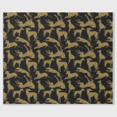 Greyt Glitter-look Greyhounds Cadeaupapier (Vlak)