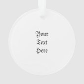 Greyt Greyhound Kerstmis Ornament (achterkant)