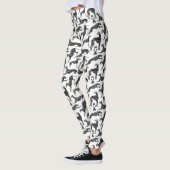 Greyt Greyhound Marble Silhouettes Leggings (Links)