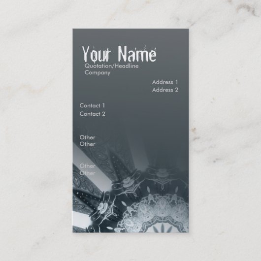 Greytall Verticaal Visitekaartje (Voorkant)