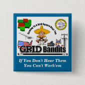 Grid Bandit Button met Phrase (Voorkant)