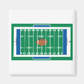 grid football field grafisch magneet (Voorkant)