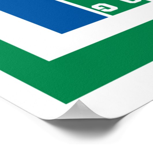 grid football field grafisch poster (Hoek)