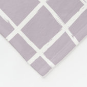 Grid lila12 foto moderne, minimale abstracte fleece deken (Hoek)