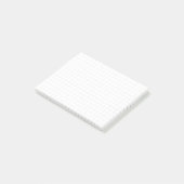“Grid of graph paper” – Minimalist grid (white) Post-it® Notes (Schuin)