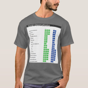 Grid Operations Excel-toetsenbordsneltoetsen Excel T-shirt