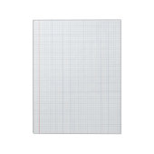 Grid Paper Background Mathematics Graph Sheet  Notitieblok (Linkerzijde)