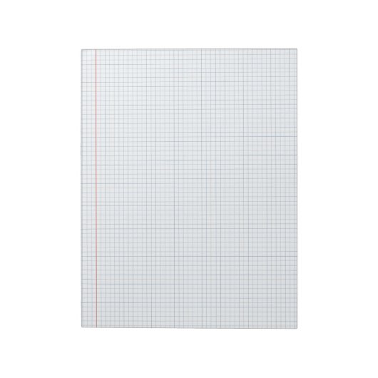 Grid Paper Background Mathematics Graph Sheet Notitieblok (Linkerzijde)