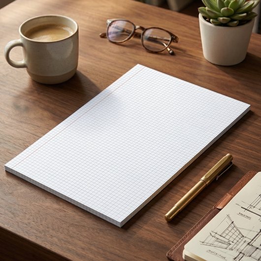 Grid Paper Background Mathematics Graph Sheet  Notitieblok