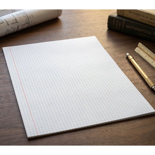 Grid Paper Background Mathematics Graph Sheet  Notitieblok