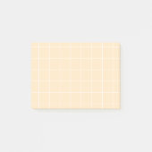 Grid paper: minimalist grid (vanilla) post-it® notes (Voorkant)