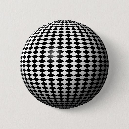 grid world pin ronde button 5,7 cm (Voorkant)