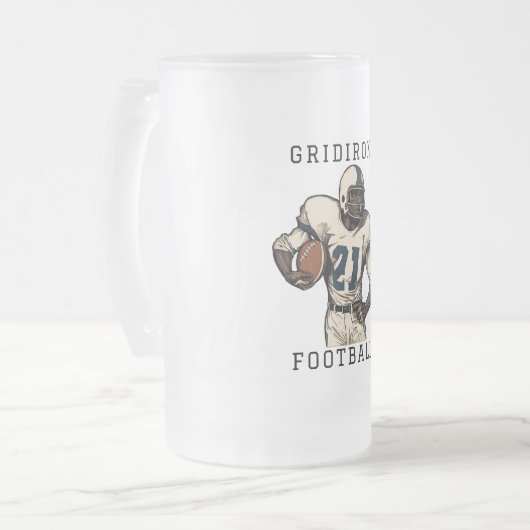 Gridiron Football Matglas Bierpul (Voorkant links)