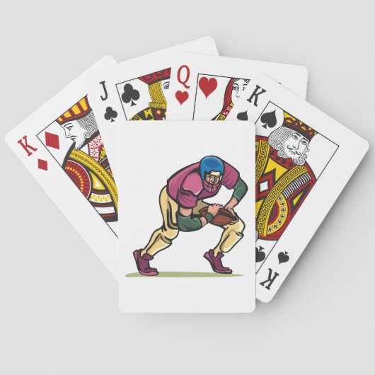 Gridiron Football Speler Pokerkaarten (Achterkant)